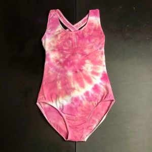 Tie Dye Cotton Dance Leotard